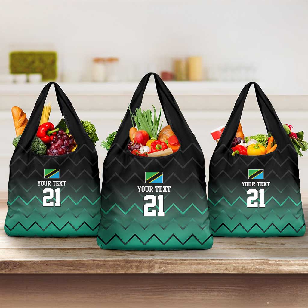 Custom Football African Tanzania Grocery Bag Retro 2023-24 Tanzania History - African Pride
