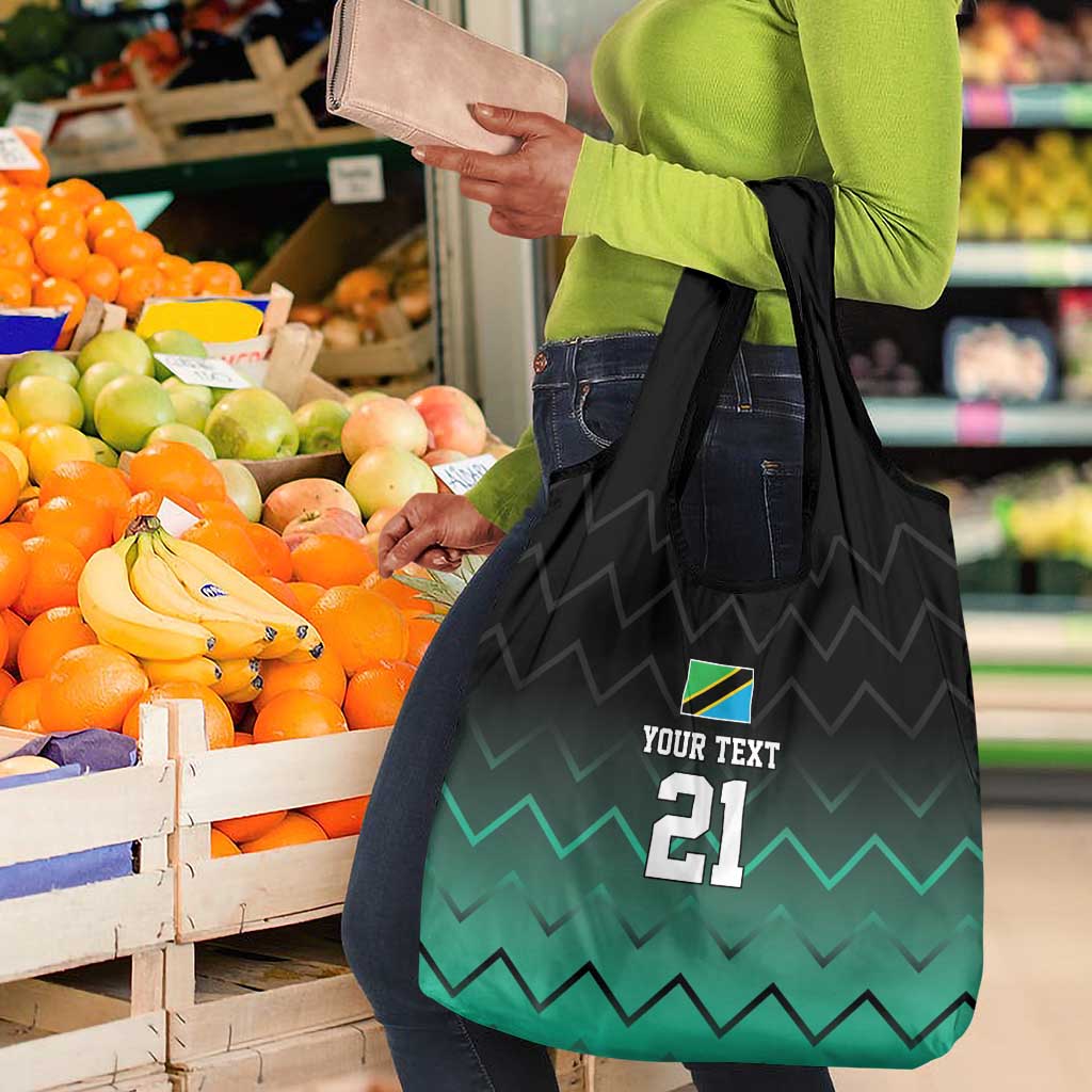 Custom Football African Tanzania Grocery Bag Retro 2023-24 Tanzania History - African Pride
