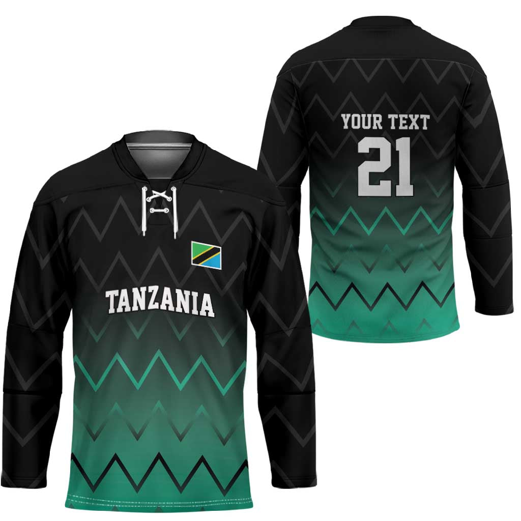 Custom Football African Tanzania Hockey Jersey Retro 2023-24 Tanzania History