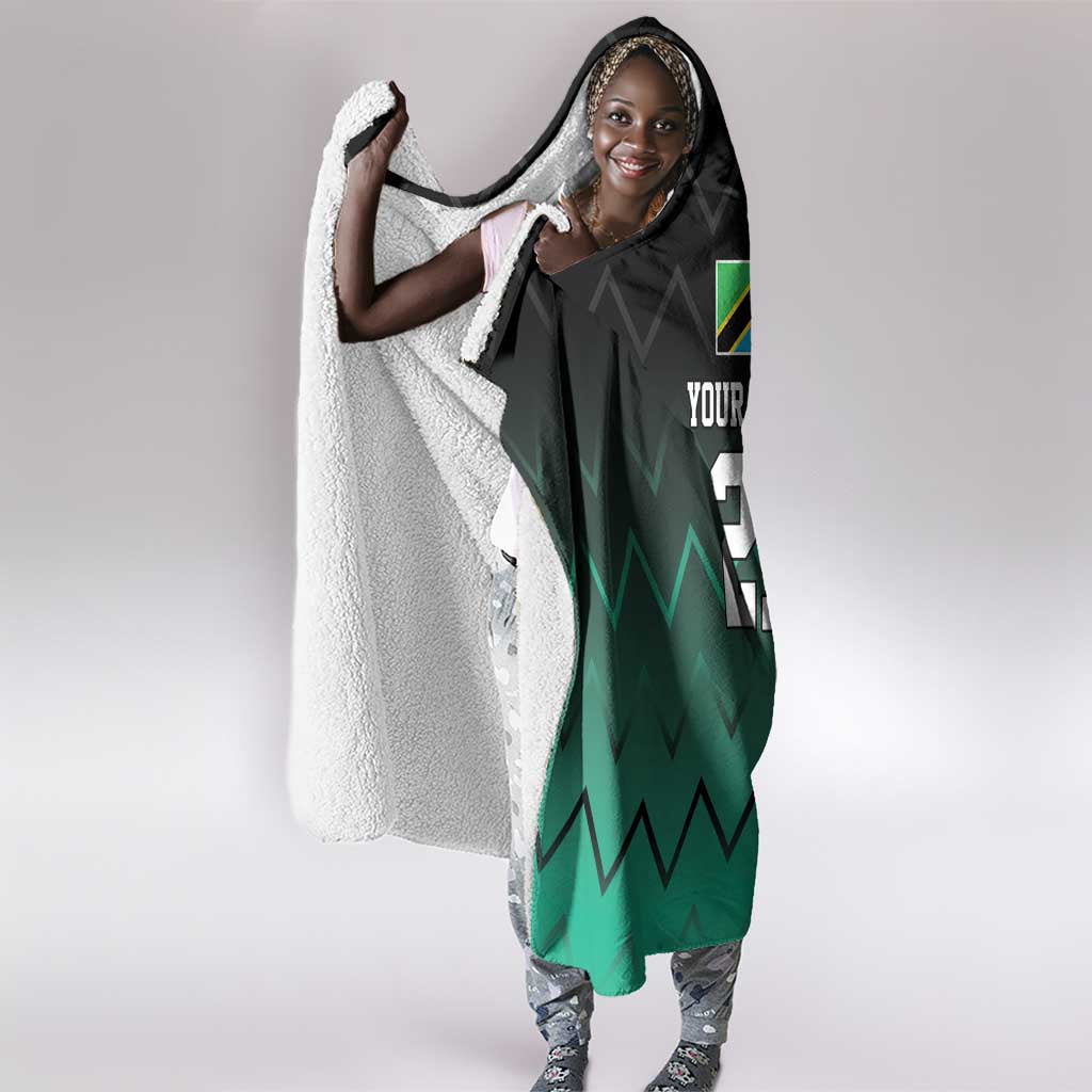 Custom Football African Tanzania Hooded Blanket Retro 2023-24 Tanzania History - African Pride