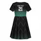 Custom Football African Tanzania Kid Short Sleeve Dress Retro 2023-24 Tanzania History - African Pride