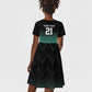 Custom Football African Tanzania Kid Short Sleeve Dress Retro 2023-24 Tanzania History - African Pride