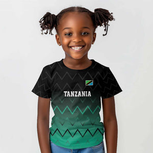Custom Football African Tanzania Kid T shirt Retro 2023-24 Tanzania History - African Pride