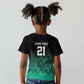 Custom Football African Tanzania Kid T shirt Retro 2023-24 Tanzania History - African Pride