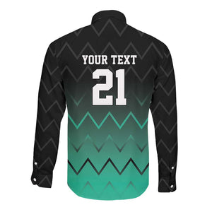 Custom Football African Tanzania Long Sleeve Button Shirt Retro 2023-24 Tanzania History - African Pride