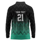 Custom Football African Tanzania Long Sleeve Polo Shirt Retro 2023-24 Tanzania History - African Pride