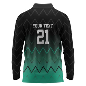 Custom Football African Tanzania Long Sleeve Polo Shirt Retro 2023-24 Tanzania History - African Pride