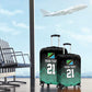 Custom Football African Tanzania Luggage Cover Retro 2023-24 Tanzania History - African Pride