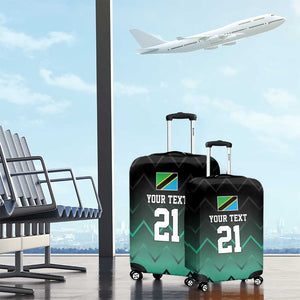Custom Football African Tanzania Luggage Cover Retro 2023-24 Tanzania History - African Pride