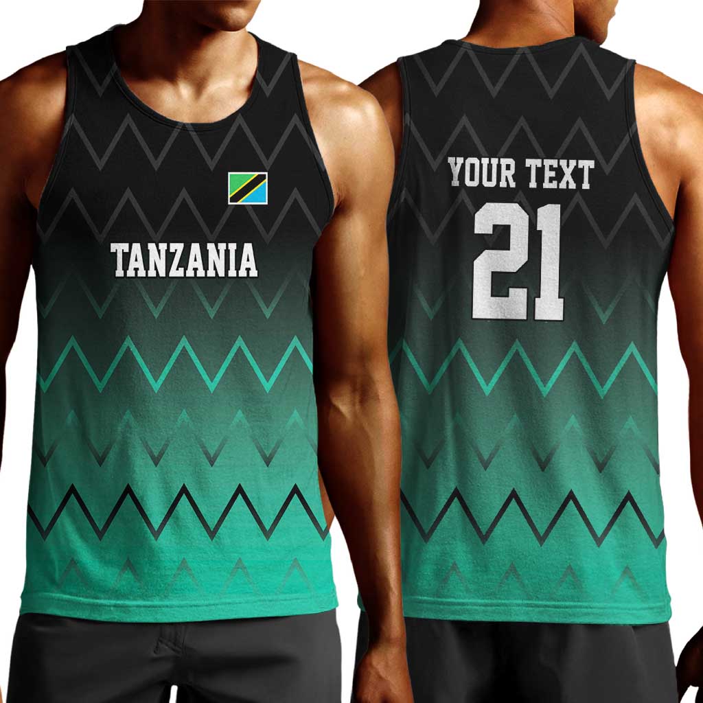 Custom Football African Tanzania Men Tank Top Retro 2023-24 Tanzania History - African Pride