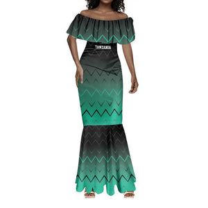 Custom Football African Tanzania Mermaid Dress Retro 2023-24 Tanzania History - African Pride