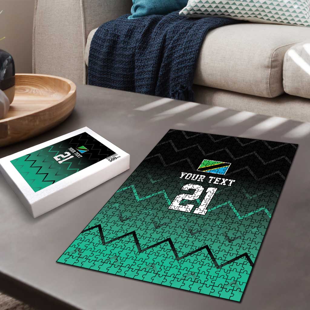 Custom Football African Tanzania Puzzle Retro 2023-24 Tanzania History