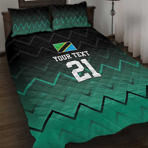Custom Football African Tanzania Quilt Bed Set Retro 2023-24 Tanzania History - African Pride