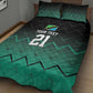 Custom Football African Tanzania Quilt Bed Set Retro 2023-24 Tanzania History - African Pride
