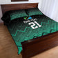 Custom Football African Tanzania Quilt Bed Set Retro 2023-24 Tanzania History - African Pride