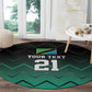 Custom Football African Tanzania Round Carpet Retro 2023-24 Tanzania History - African Pride