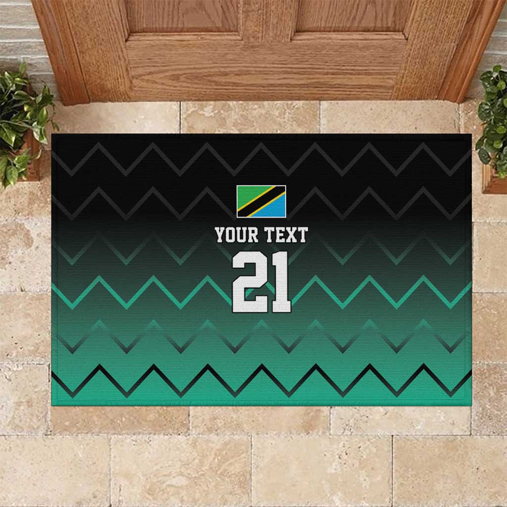 Custom Football African Tanzania Rubber Doormat Retro 2023-24 Tanzania History - African Pride