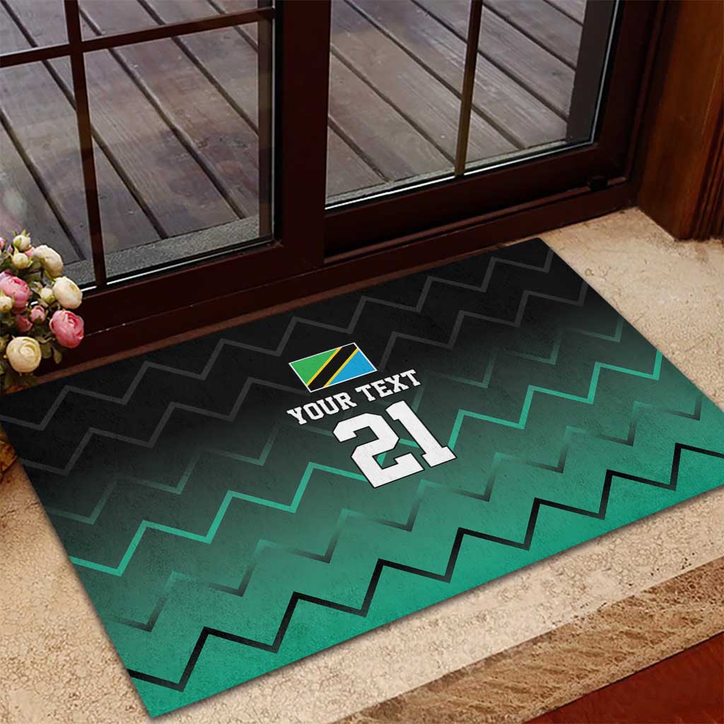 Custom Football African Tanzania Rubber Doormat Retro 2023-24 Tanzania History - African Pride