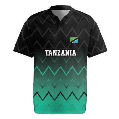 Custom Football African Tanzania Rugby Jersey Retro 2023-24 Tanzania History - African Pride