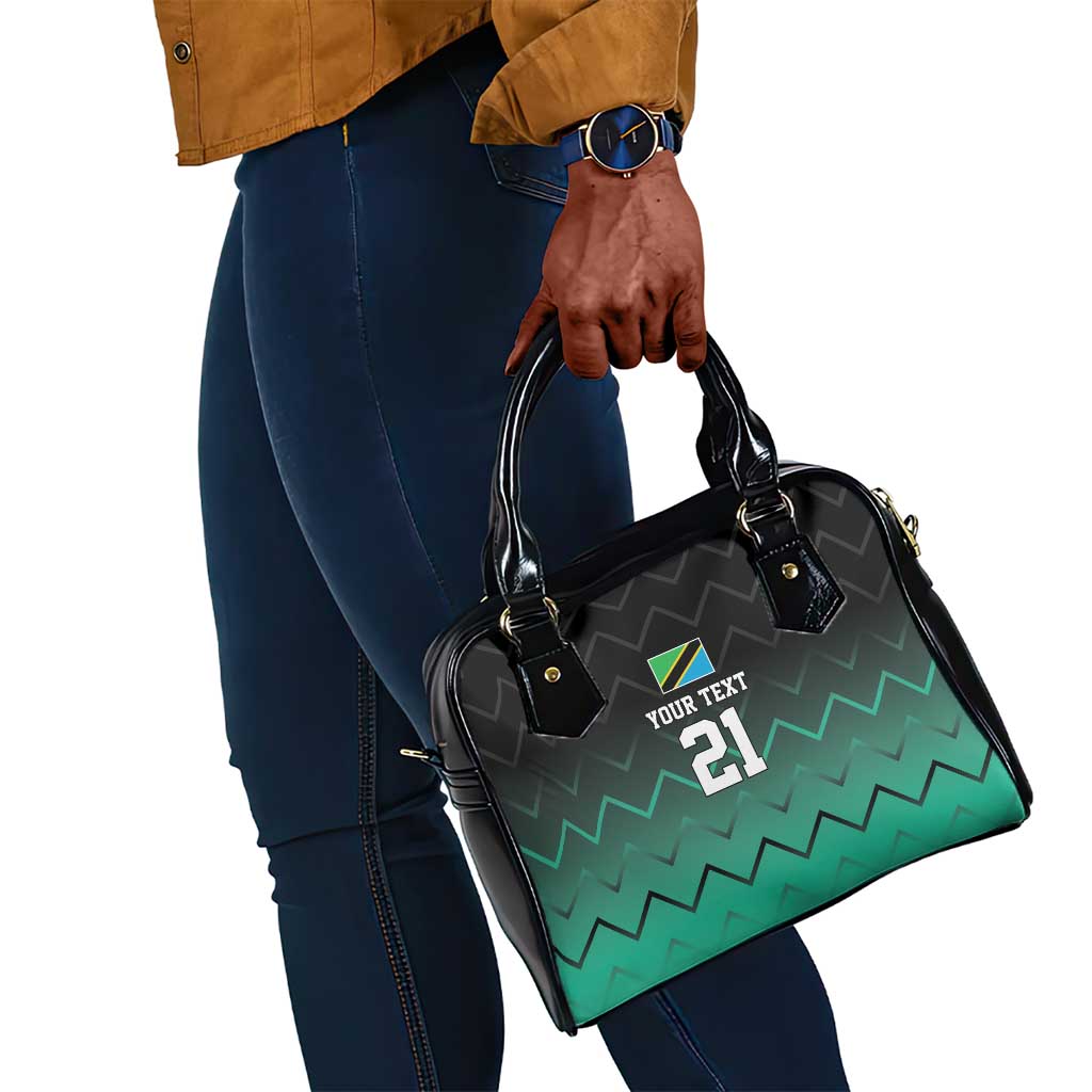 Custom Football African Tanzania Shoulder Handbag Retro 2023-24 Tanzania History - African Pride