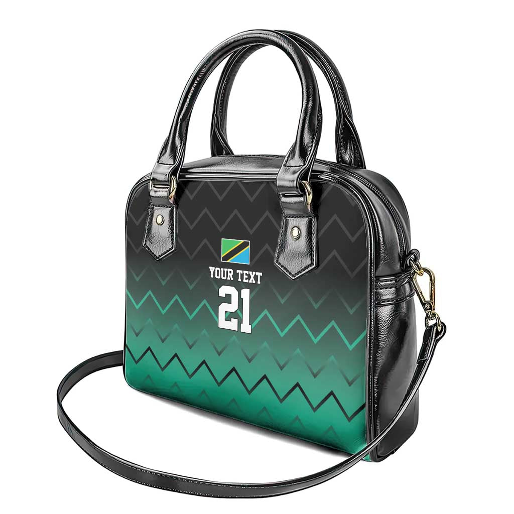 Custom Football African Tanzania Shoulder Handbag Retro 2023-24 Tanzania History - African Pride