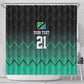 Custom Football African Tanzania Shower Curtain Retro 2023-24 Tanzania History - African Pride