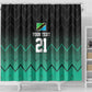 Custom Football African Tanzania Shower Curtain Retro 2023-24 Tanzania History - African Pride