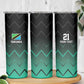 Custom Football African Tanzania Skinny Tumbler Retro 2023-24 Tanzania History - African Pride