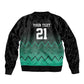 Custom Football African Tanzania Sleeve Zip Bomber Jacket Retro 2023-24 Tanzania History - African Pride