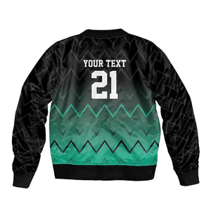 Custom Football African Tanzania Sleeve Zip Bomber Jacket Retro 2023-24 Tanzania History - African Pride