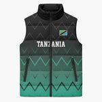 Custom Football African Tanzania Sleeveless Puffer Jacket Retro 2023-24 Tanzania History