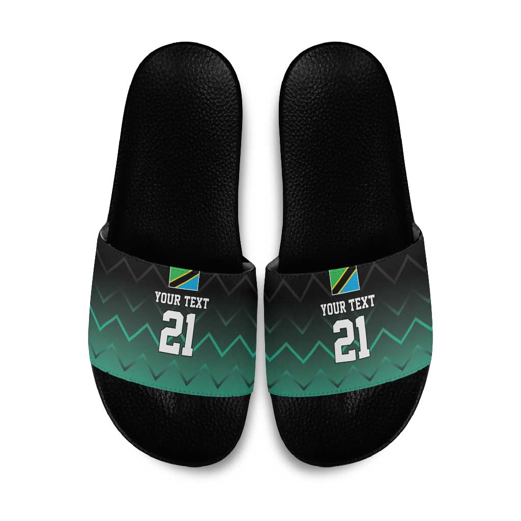 Custom Football African Tanzania Slide Sandals Retro 2023-24 Tanzania History