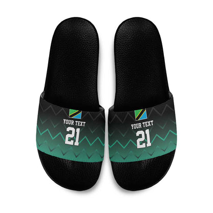 Custom Football African Tanzania Slide Sandals Retro 2023-24 Tanzania History