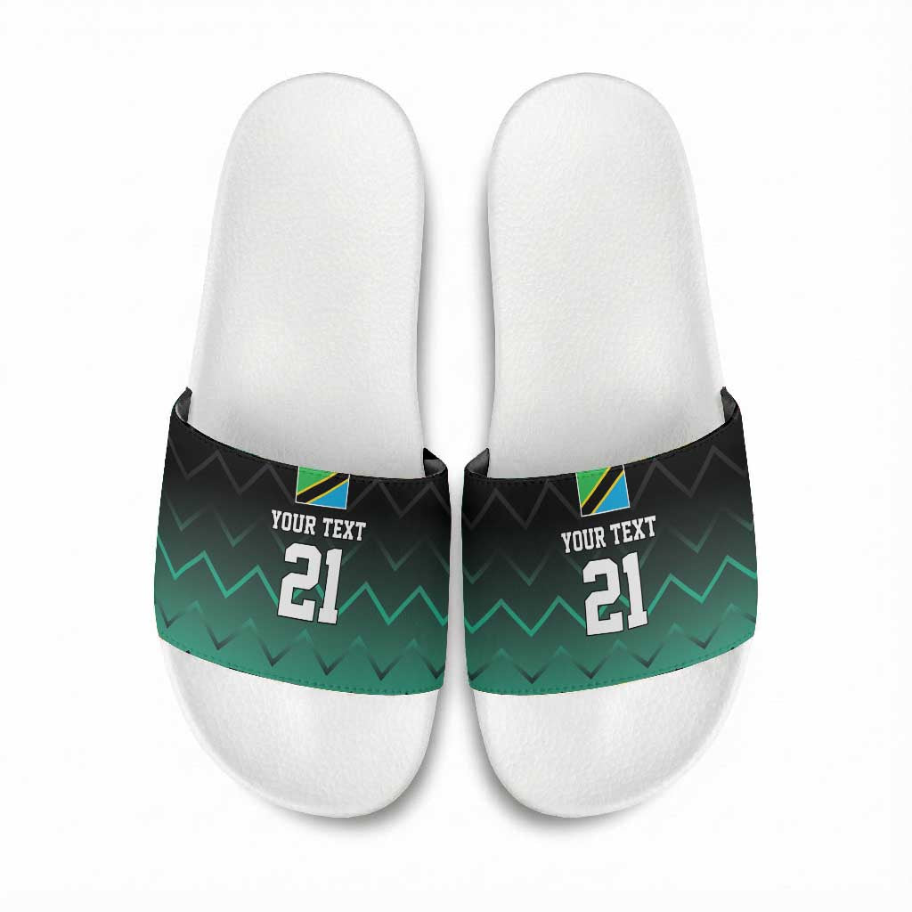 Custom Football African Tanzania Slide Sandals Retro 2023-24 Tanzania History