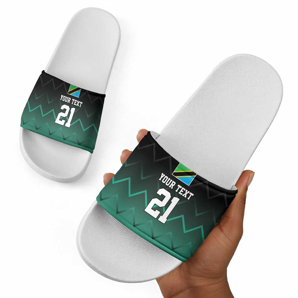 Custom Football African Tanzania Slide Sandals Retro 2023-24 Tanzania History