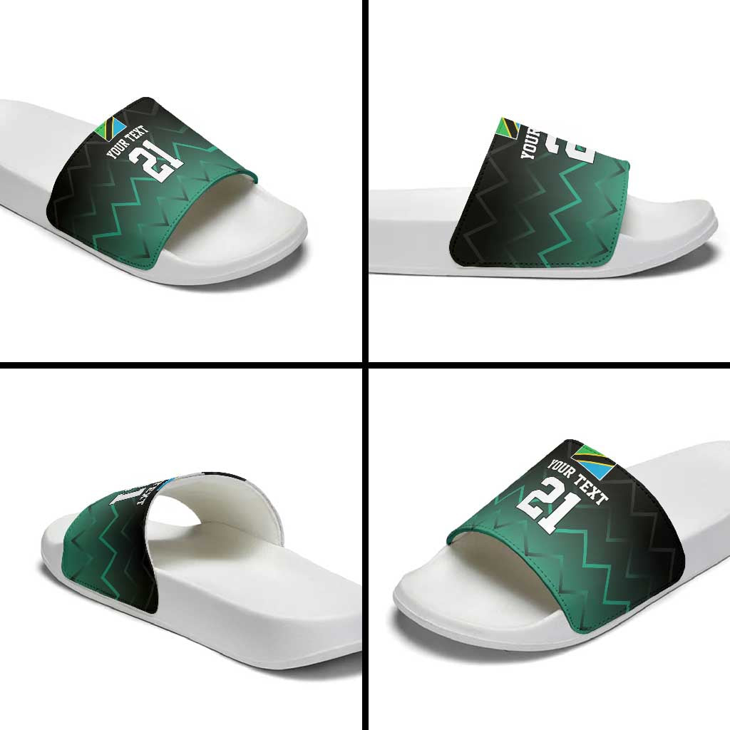 Custom Football African Tanzania Slide Sandals Retro 2023-24 Tanzania History