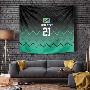 Custom Football African Tanzania Tapestry Retro 2023-24 Tanzania History - African Pride