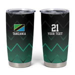 Custom Football African Tanzania Tumbler Cup Retro 2023-24 Tanzania History - African Pride