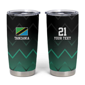 Custom Football African Tanzania Tumbler Cup Retro 2023-24 Tanzania History - African Pride