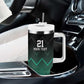 Custom Football African Tanzania Tumbler With Handle Retro 2023-24 Tanzania History - African Pride