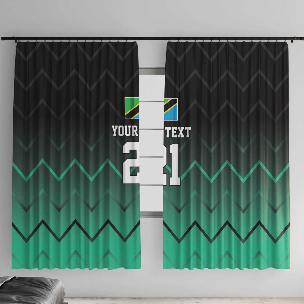 Custom Football African Tanzania Window Curtain Retro 2023-24 Tanzania History - African Pride