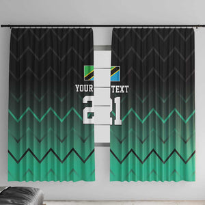 Custom Football African Tanzania Window Curtain Retro 2023-24 Tanzania History - African Pride