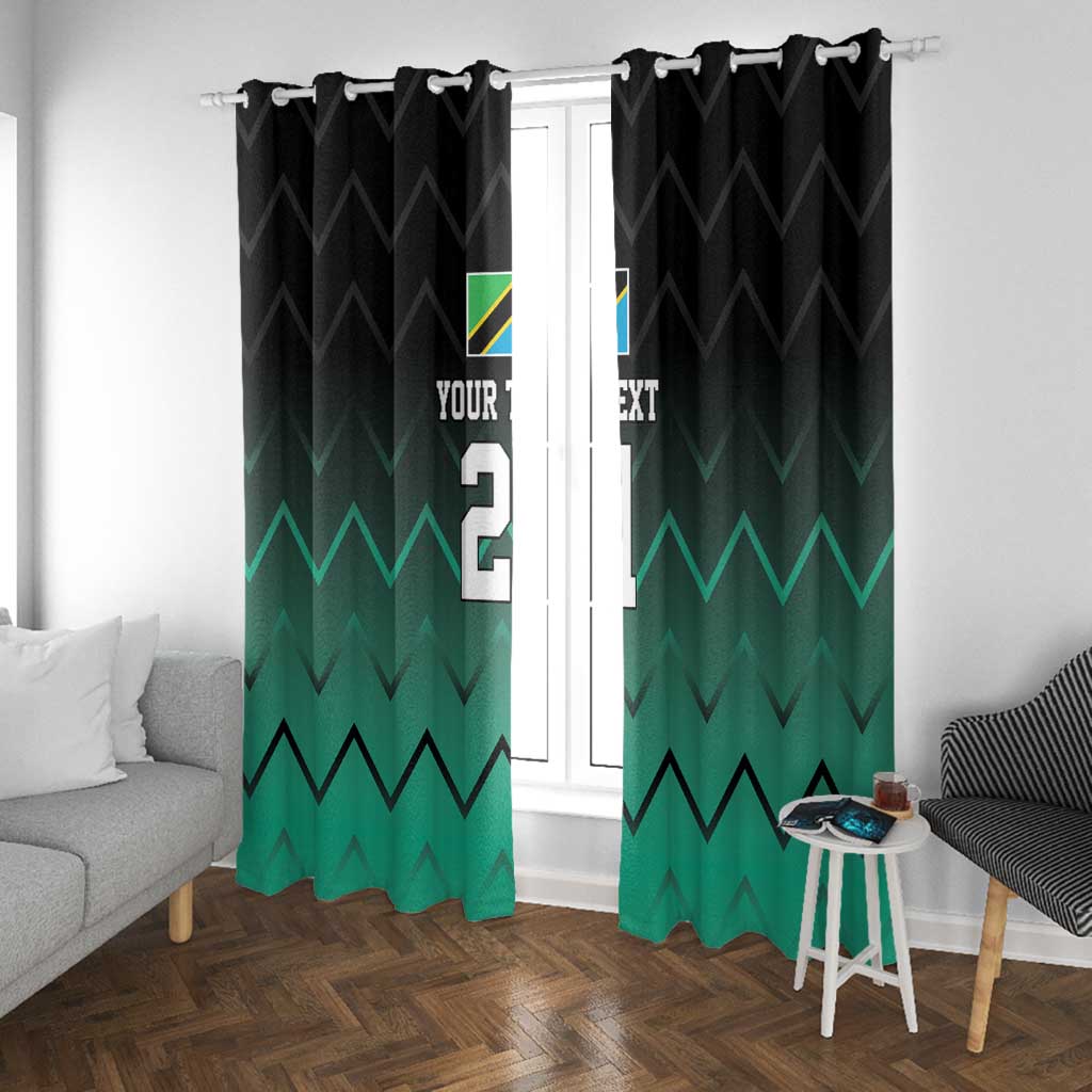 Custom Football African Tanzania Window Curtain Retro 2023-24 Tanzania History - African Pride