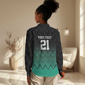 Custom Football African Tanzania Women Casual Shirt Retro 2023-24 Tanzania History - African Pride