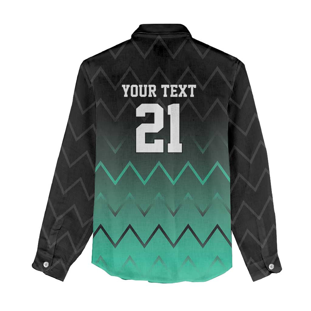 Custom Football African Tanzania Women Casual Shirt Retro 2023-24 Tanzania History - African Pride