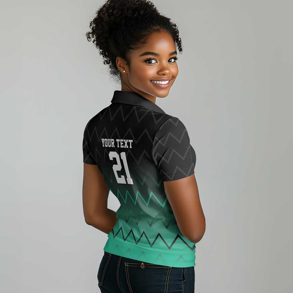 Custom Football African Tanzania Women Polo Shirt Retro 2023-24 Tanzania History - African Pride