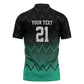 Custom Football African Tanzania Zipper Polo Shirt Retro 2023-24 Tanzania History