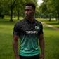 Custom Football African Tanzania Zipper Polo Shirt Retro 2023-24 Tanzania History