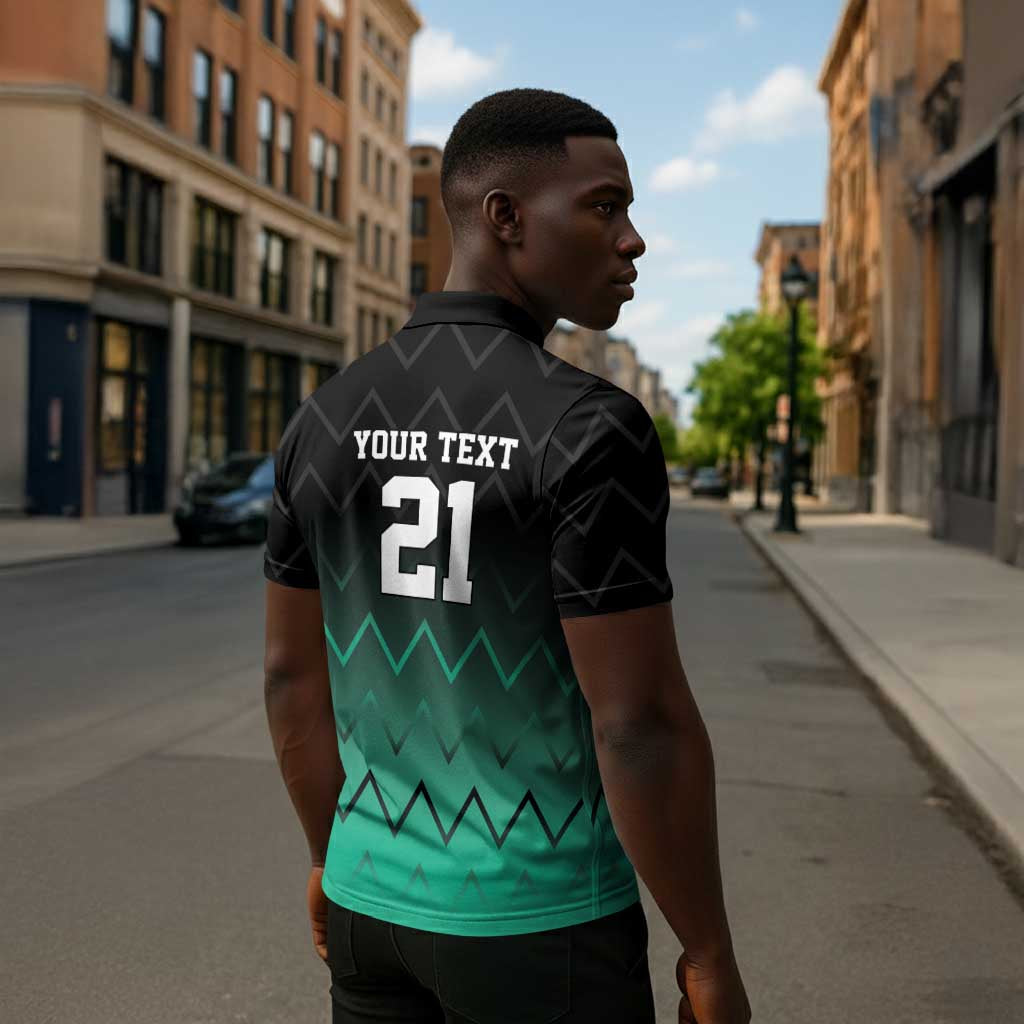 Custom Football African Tanzania Zipper Polo Shirt Retro 2023-24 Tanzania History