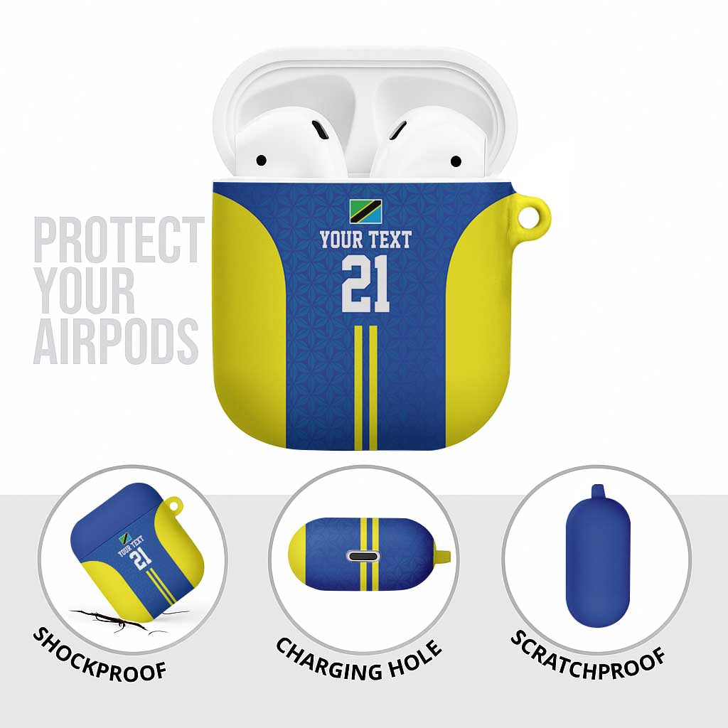 Custom Football African Tanzania AirPods Case Taifa Stars Go Champion